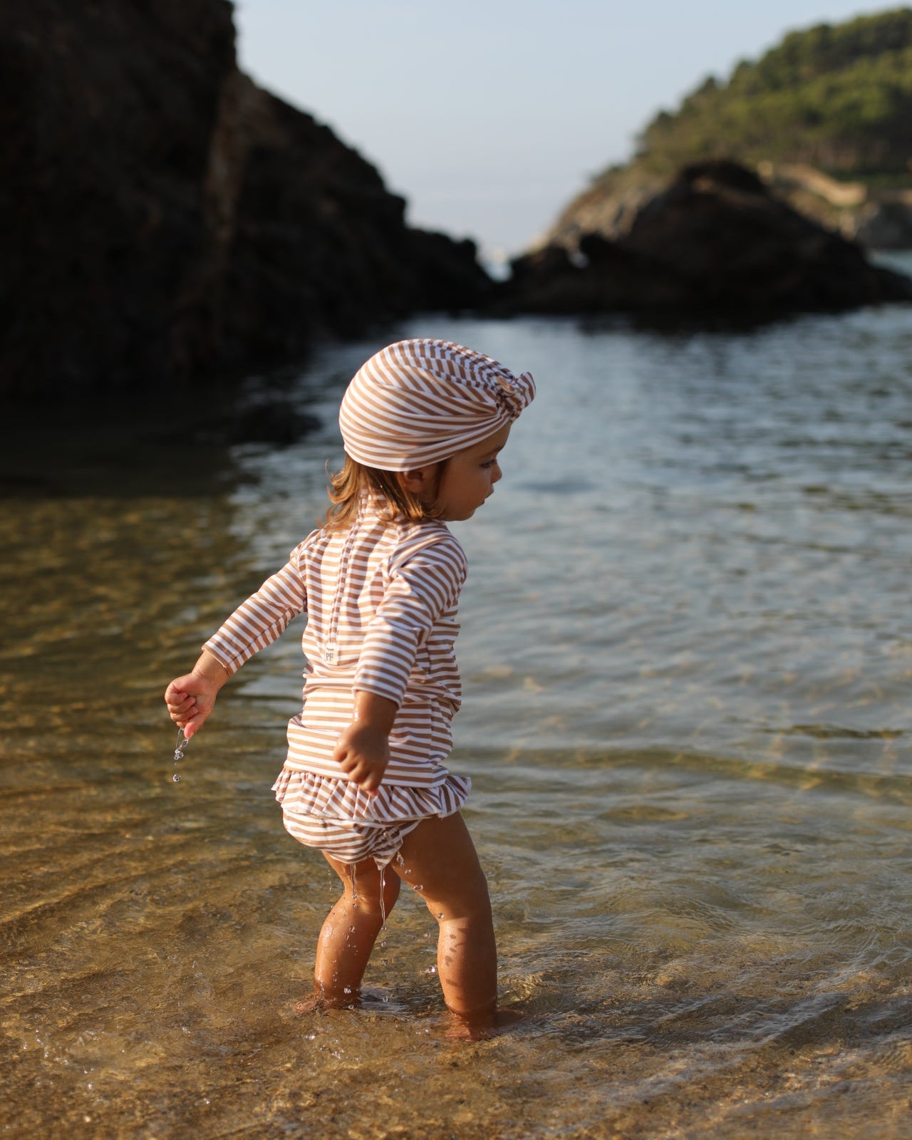 Baby Swim Turban - UPF50+ - Stripes