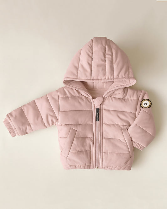 Puffer Jacket - Peony Pink - Petit Filippe