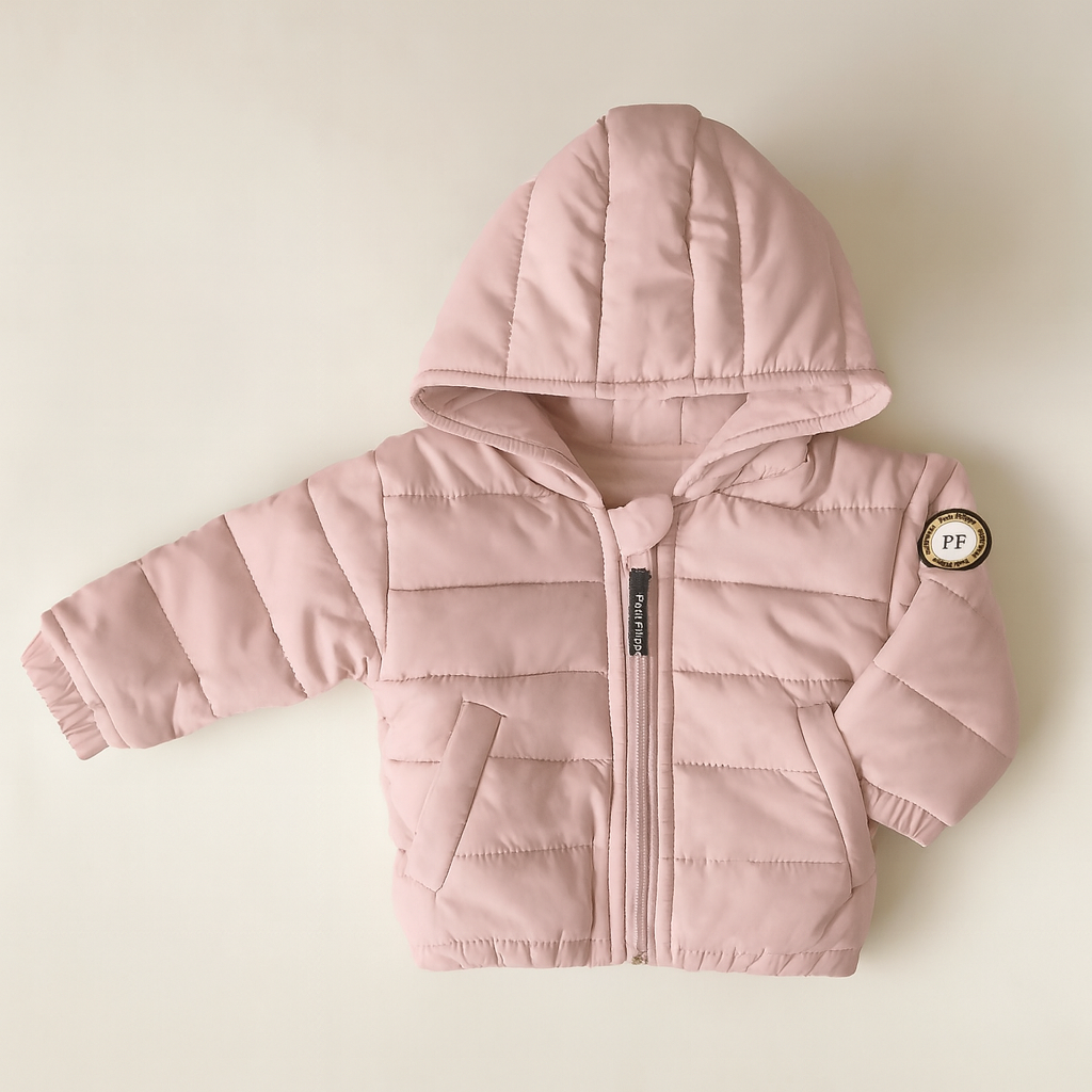 Puffer Jacket - Peony Pink - Petit Filippe