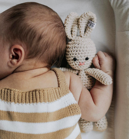 Crochet Bunny - Cotton - Beige - Petit Filippe
