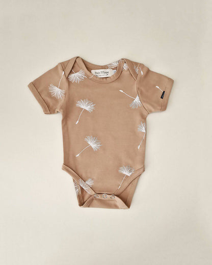 Baby Bodysuit - Short Sleeves - Dandelion - Petit Filippe