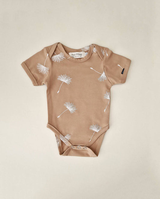 Baby Bodysuit - Short Sleeves - Dandelion - Petit Filippe
