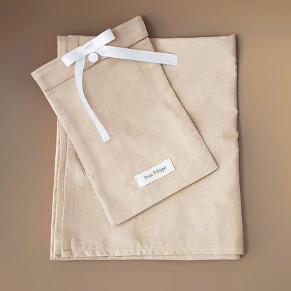 Baby - Linen Flat Sheet 90 x 110 cm - Sand