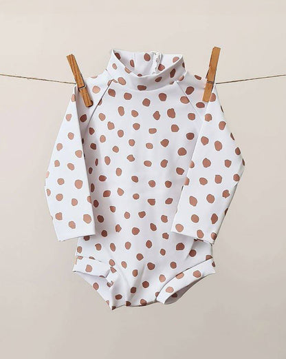 Baby Swimsuit - UPF50+ - Dots - Petit Filippe