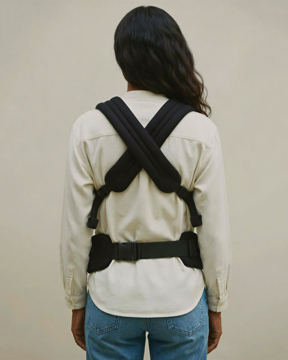 Baby Carrier - Cotton - Black - Petit Filippe