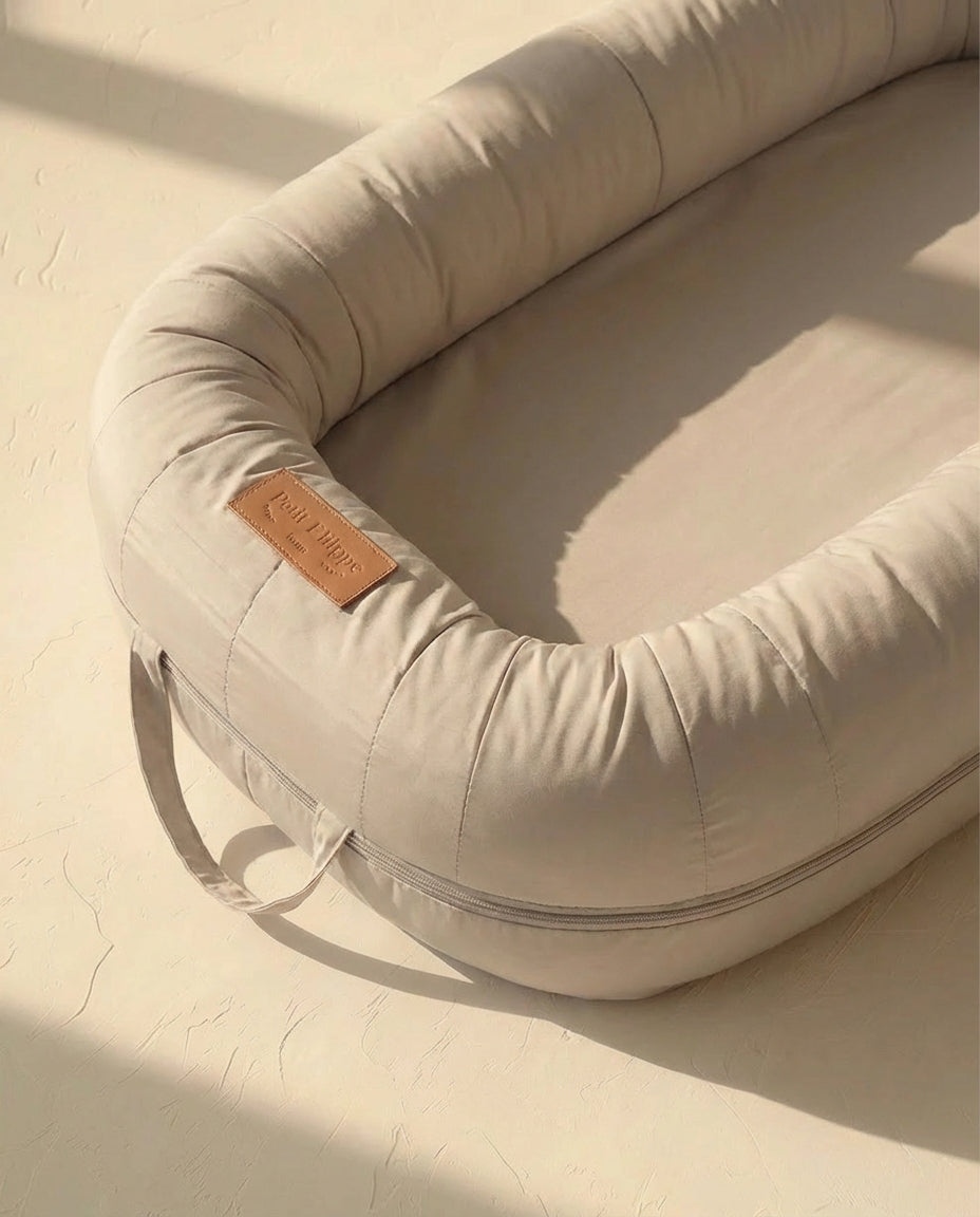 Baby Nest Cover - Oatmeal - Petit Filippe