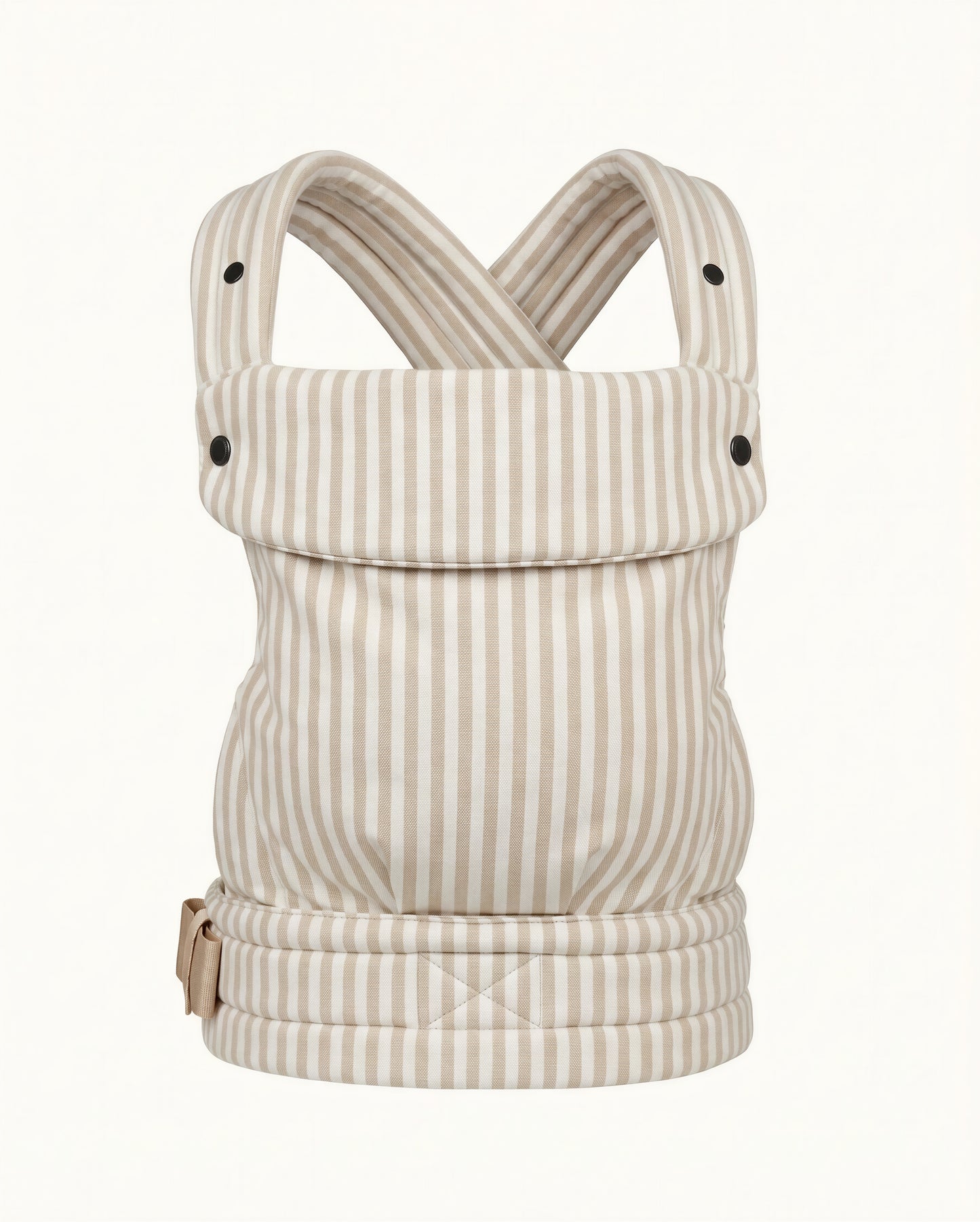 COMING SOON - Ergonomic Baby Carrier - Cotton - Oatmeal Striped - Petit Filippe