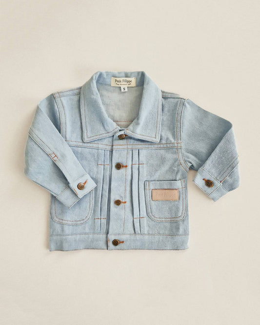 Denim - Jacket - Misty Blue - Petit Filippe