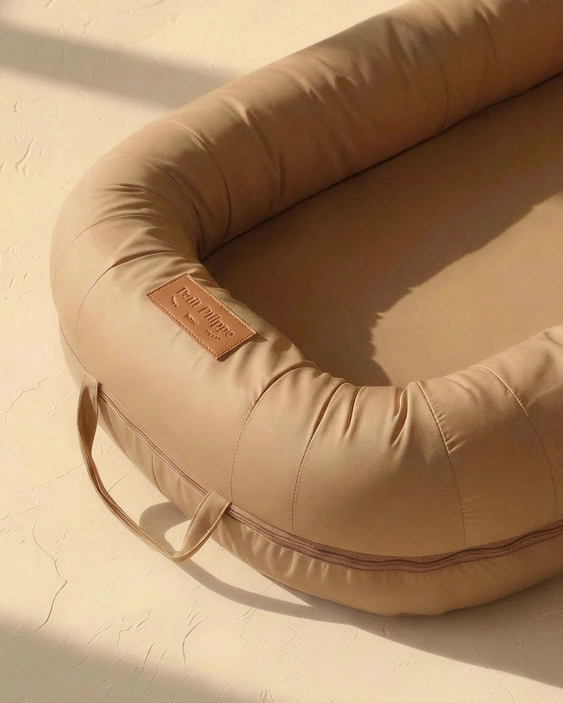 Baby Nest Cover - Beige - Petit Filippe