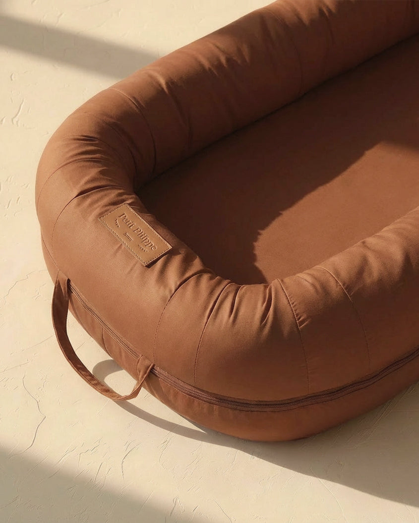 Baby Nest Cover - Brick - Petit Filippe