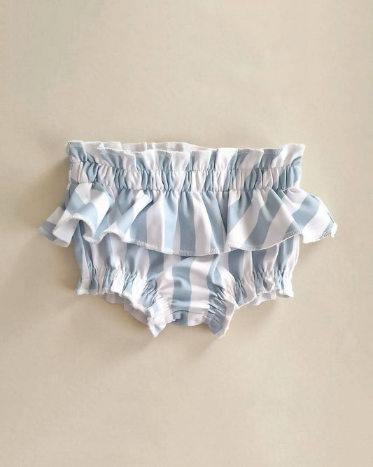 Baby Bikini Pants - UPF50+ - Misty Blue Stripes - Petit Filippe