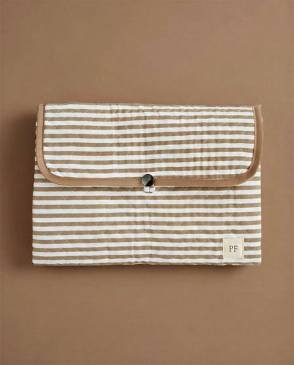 Quilted Changing Mat - Striped - Petit Filippe