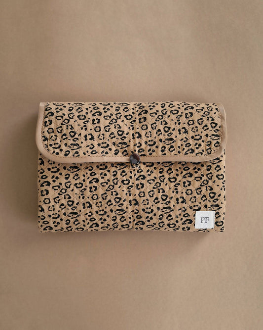Quilted Changing Mat - Leopard - Petit Filippe