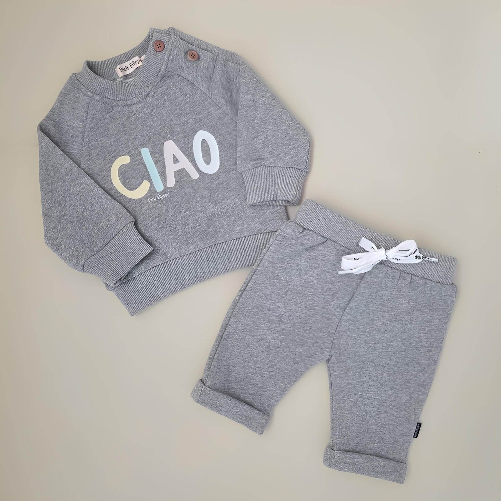 Sweatshirt - Ciao - Grey - Petit Filippe