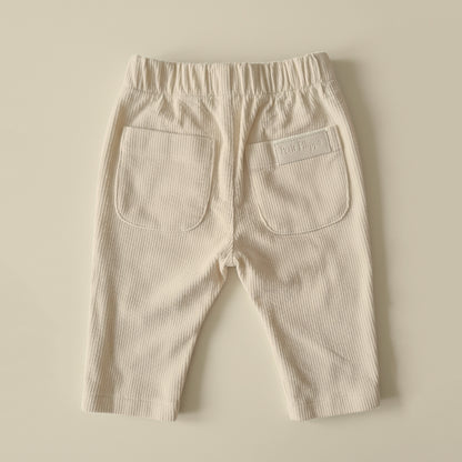 Corduroy Pants - Ecru