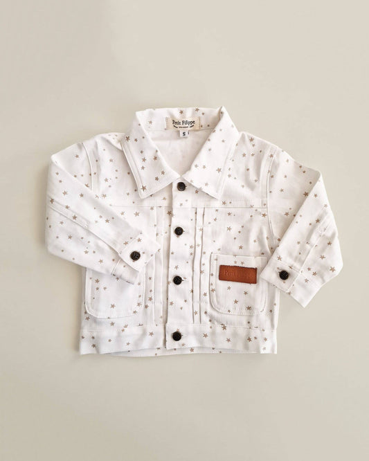 Denim - Jacket - Stars - Petit Filippe