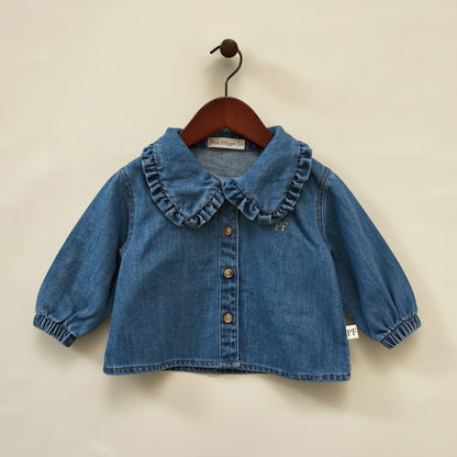 Denim Blouse – Mid Blue
