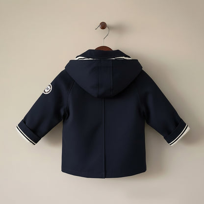 Manteau à capuche - Bleu Nuit