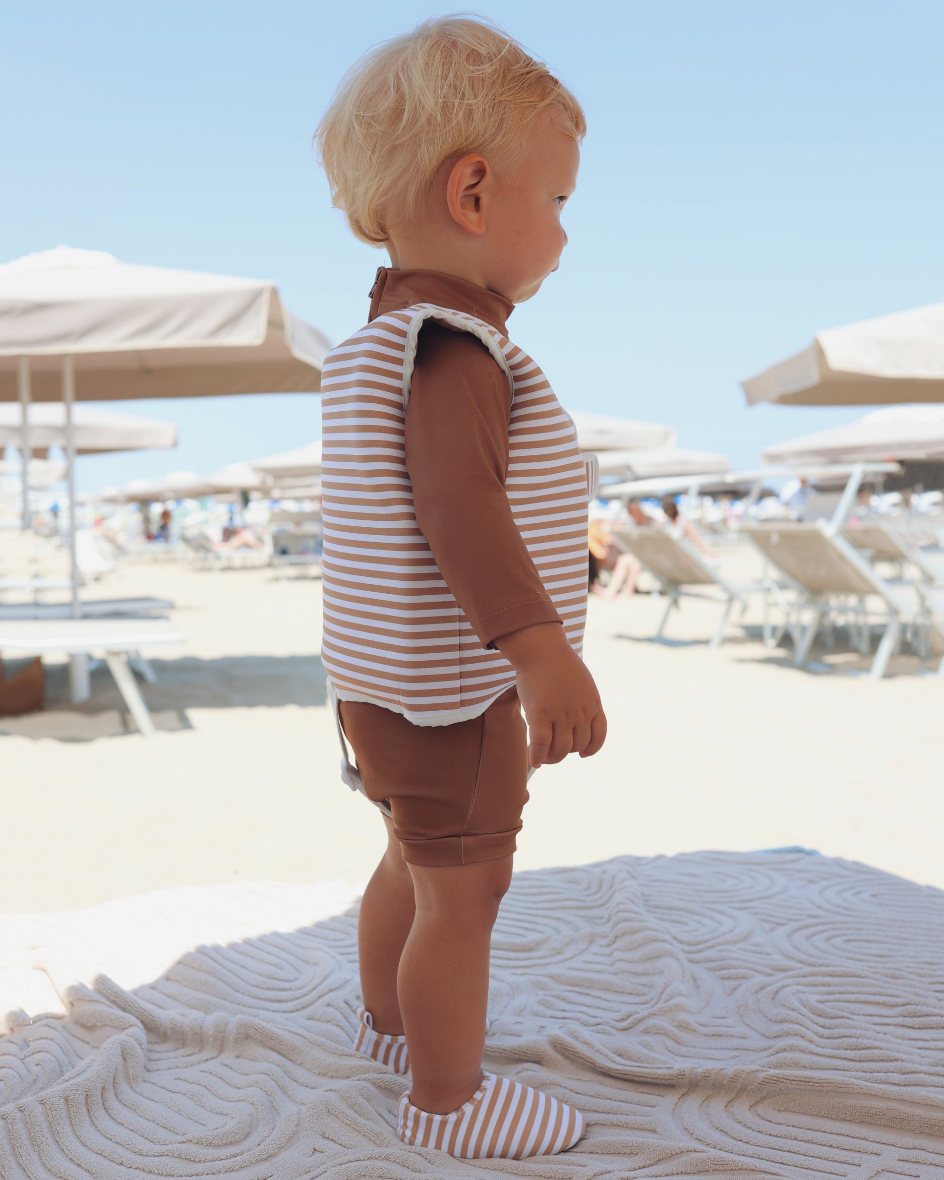 Swim Vest - 1-2y - Striped - Petit Filippe