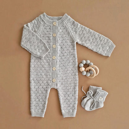 Knit Playsuit - Baumwolle - Grey