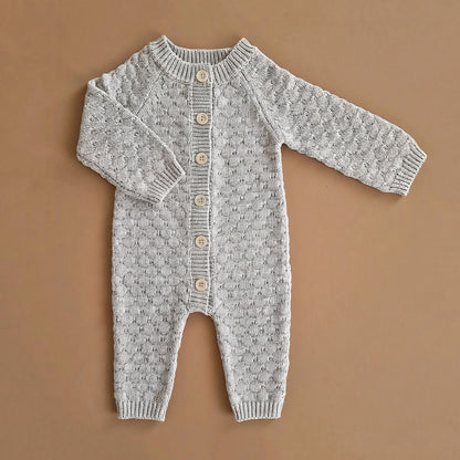 Knit Playsuit - Baumwolle - Grey