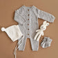 Knitted Playsuit - Cotton - Grey - Petit Filippe