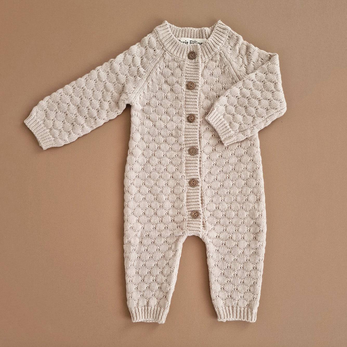 Short Ruffled Knit Playsuit