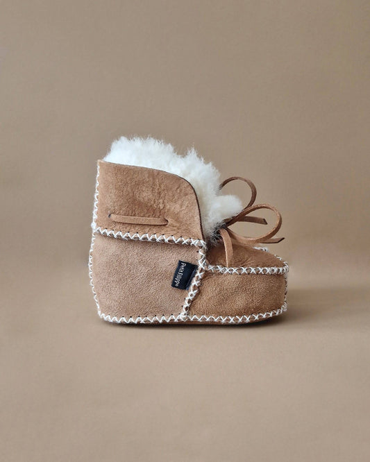 Baby - Lammy Booties - Caramel - Petit Filippe