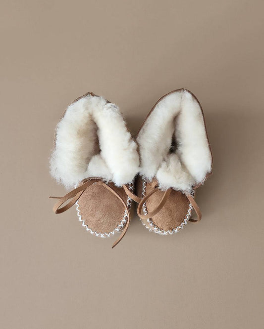 Baby - Lammy Booties - Caramel - Petit Filippe