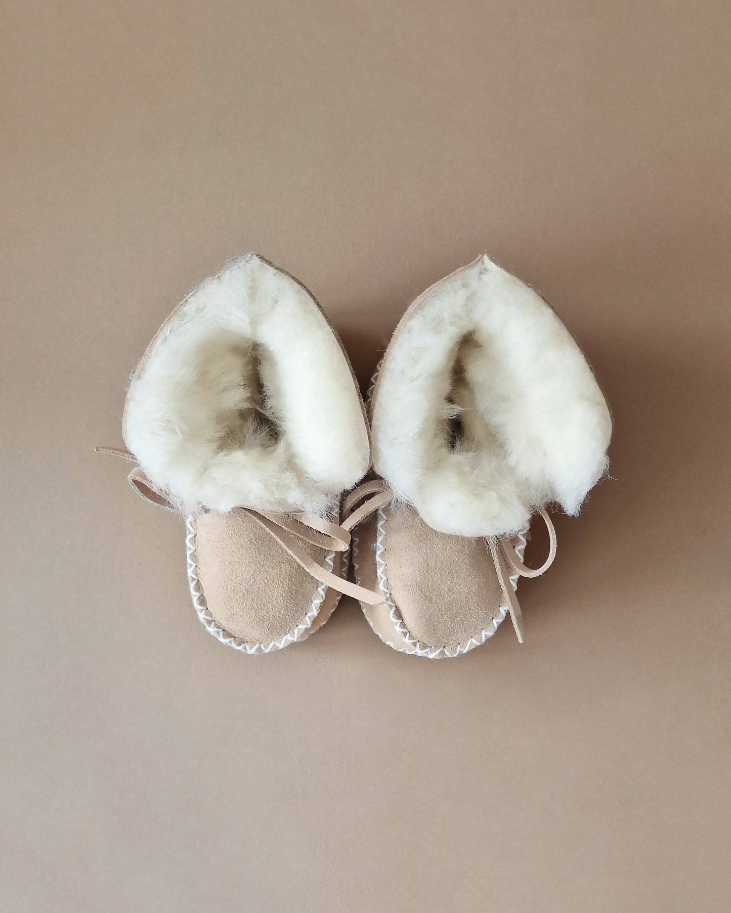 Baby - Lammy Booties - Light Beige - Petit Filippe