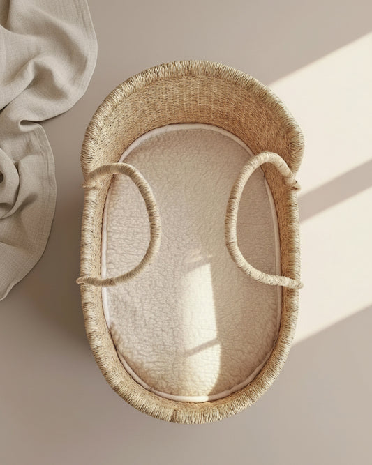 Merino Wool Underlay - Moses Basket size - Petit Filippe