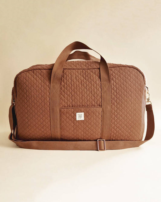Quilted Diaper Bag - Brick