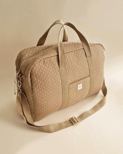 Quilted Diaper Bag - Beige - Petit Filippe