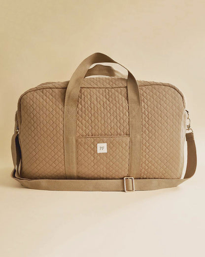 Quilted Diaper Bag - Beige - Petit Filippe
