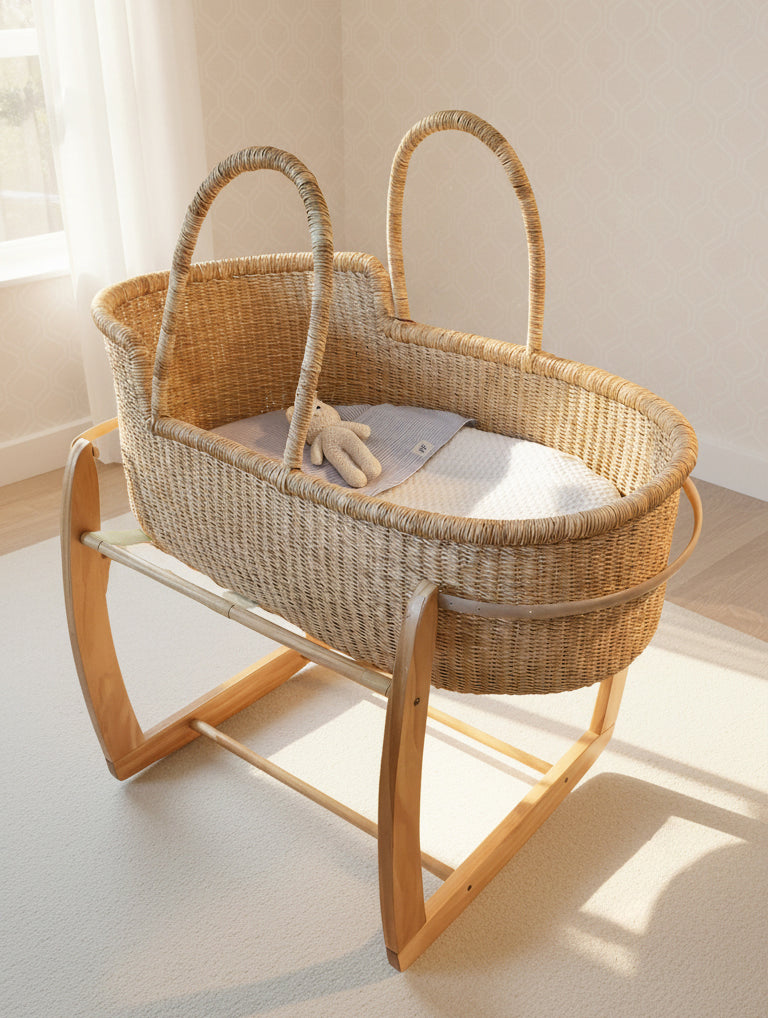 Moses Basket - no. 04 - Vegan – Petit Filippe Moses Basket - no. 04 - Vegan – Petit Filippe