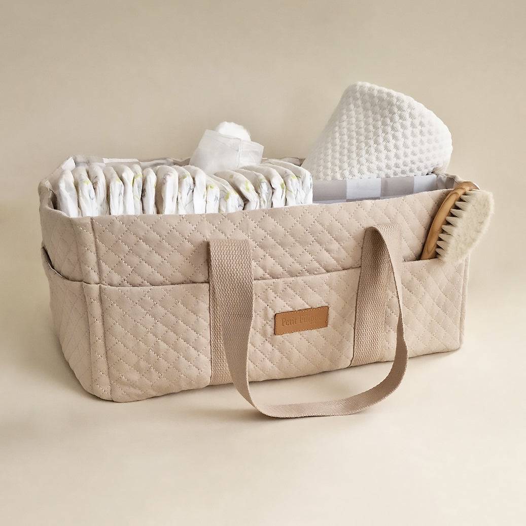 Nappy Caddy - Oatmeal - Petit Filippe