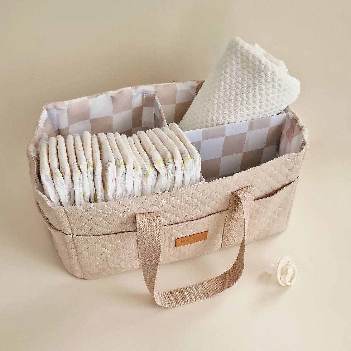 Nappy Caddy Oatmeal Petit Filippe