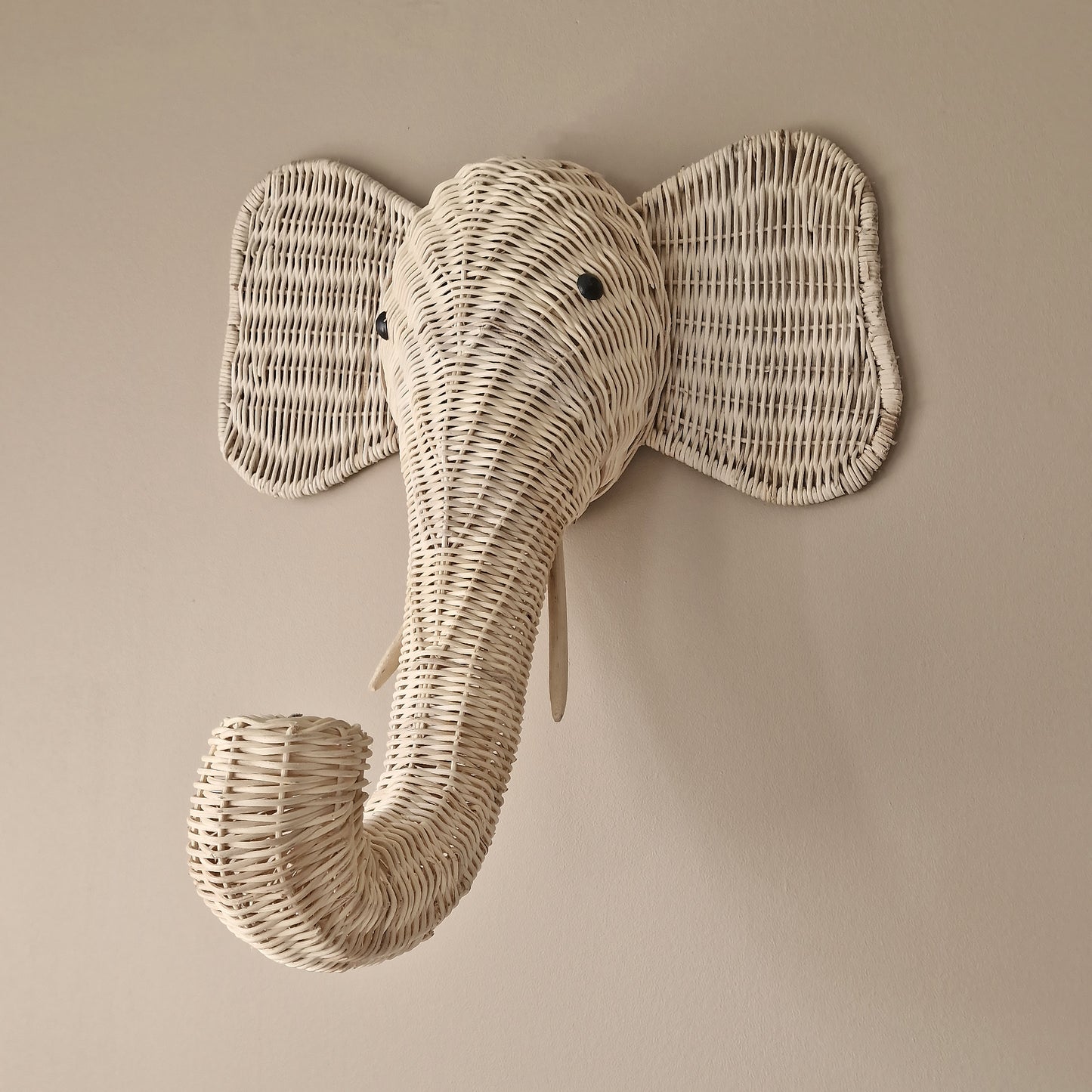 Rattan Wall Decoration - Elephant - Petit Filippe