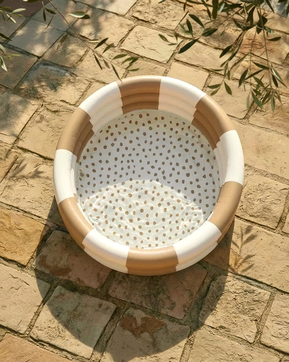 Inflatable Paddling Pool - Dots & Stripes - 90 cm - Petit Filippe