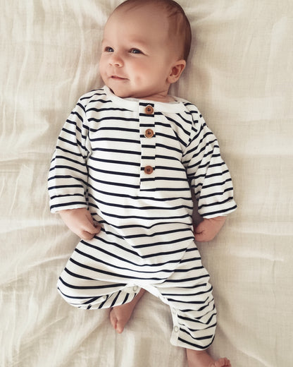 Playsuit - Breton Stripes - Petit Filippe