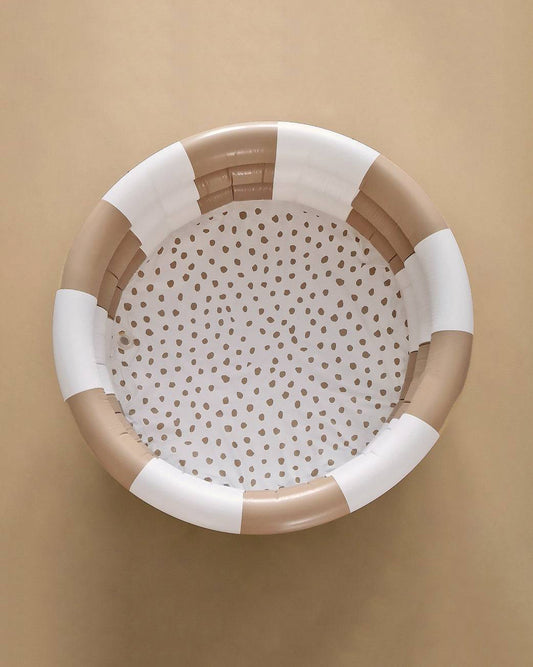 Inflatable Paddling Pool - Dots & Stripes - 120 cm - Petit Filippe