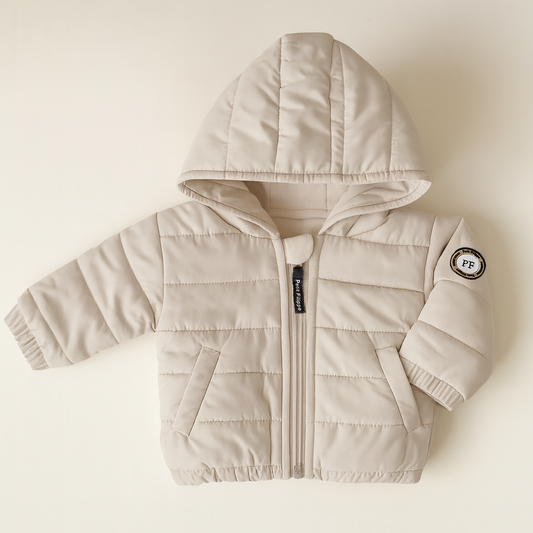 Puffer Jacket - Oatmeal - Petit Filippe