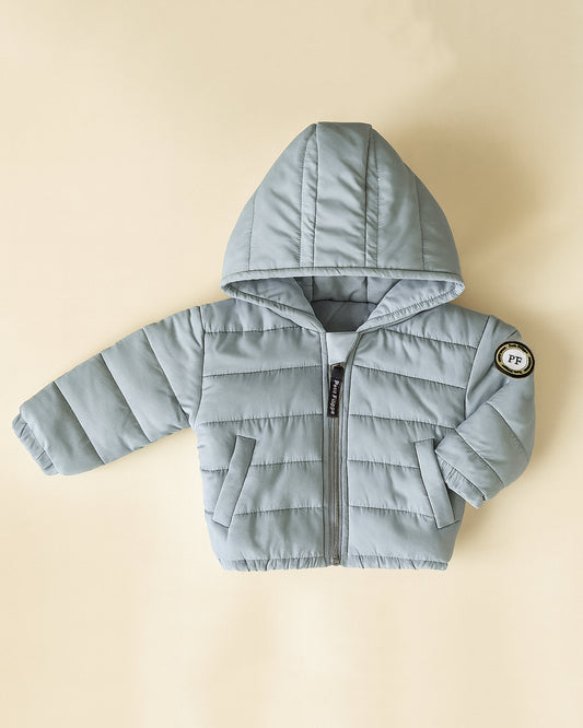 Puffer Jacket - Misty Blue - Petit Filippe