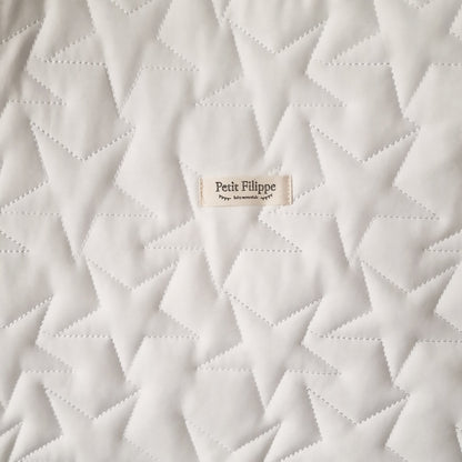 Quilted Sleeping Bag With Detachable Sleeves - Ivory - Petit Filippe