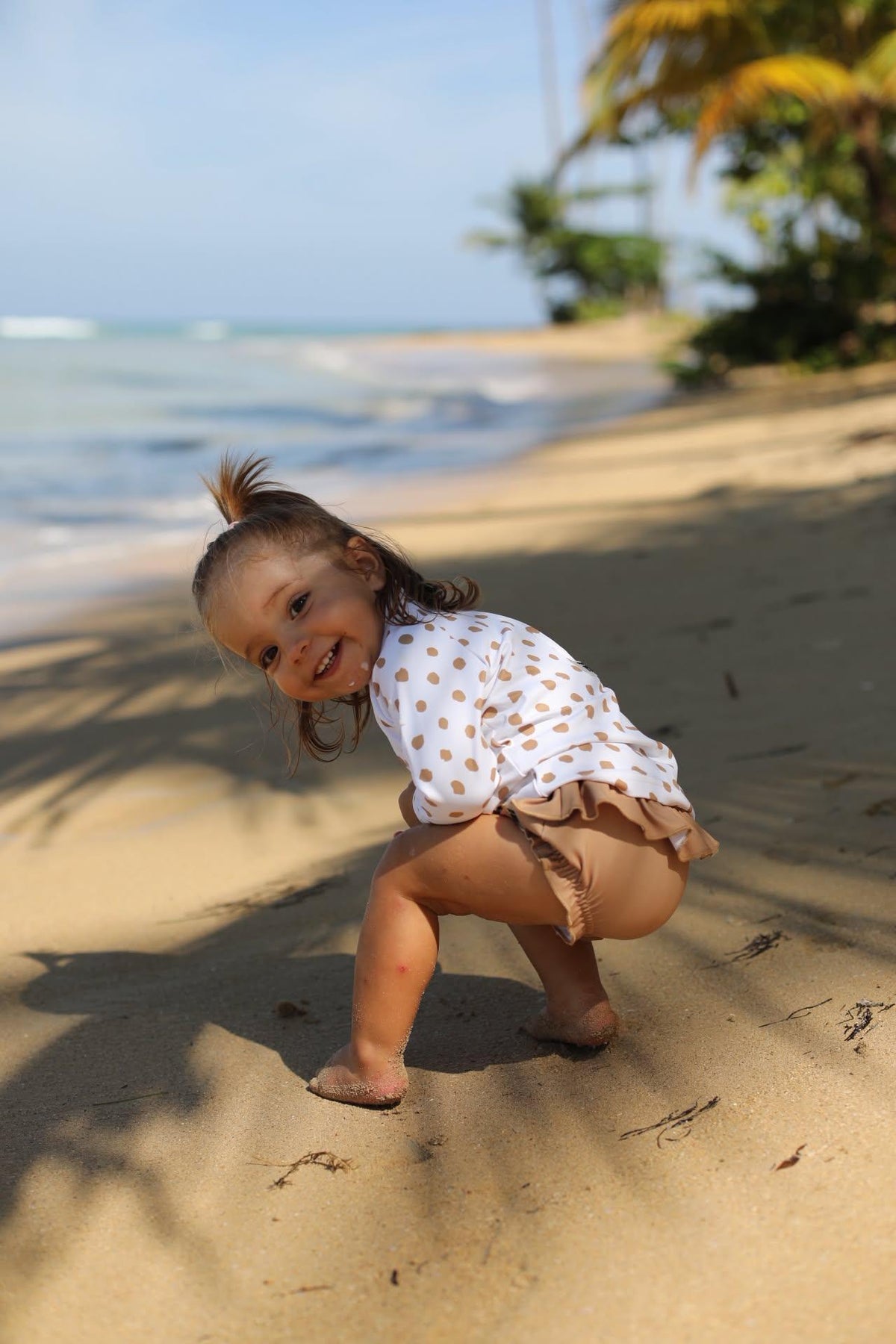 Baby Swim Shirt - UPF50+ - Dots