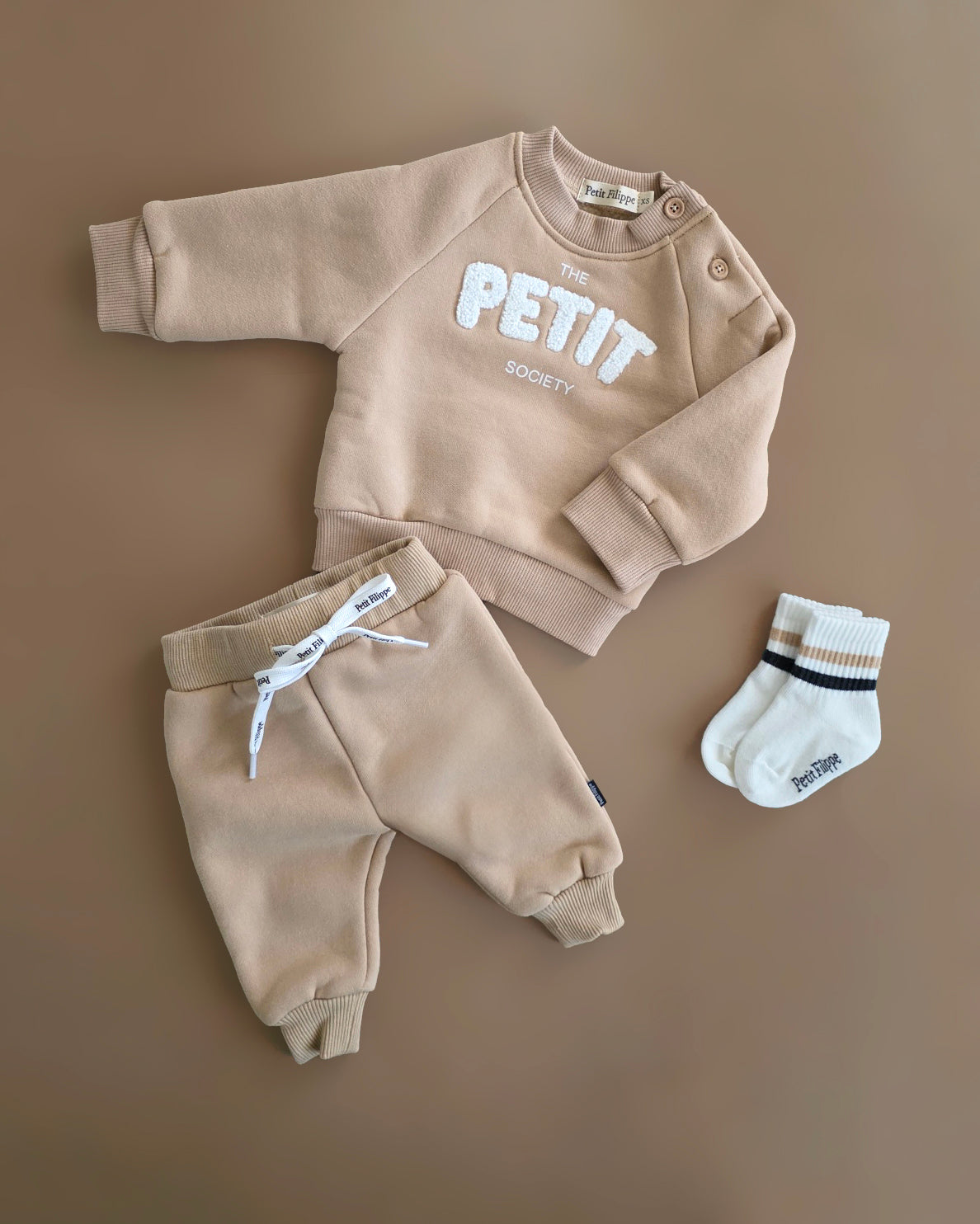 Sweatshirt - The Petit Society - Beige - Petit Filippe