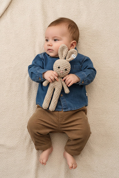 Chemise en denim – Bleu moyen