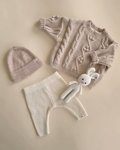 Beanie - Merino Wool - Oat