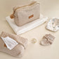 Quilted Toiletry Bag - Oatmeal - Petit Filippe