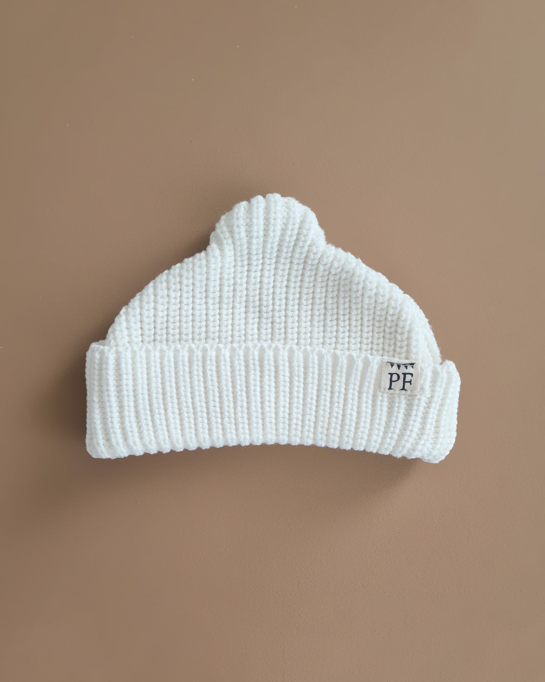 Short Beanie - Cotton - Ivory - Petit Filippe